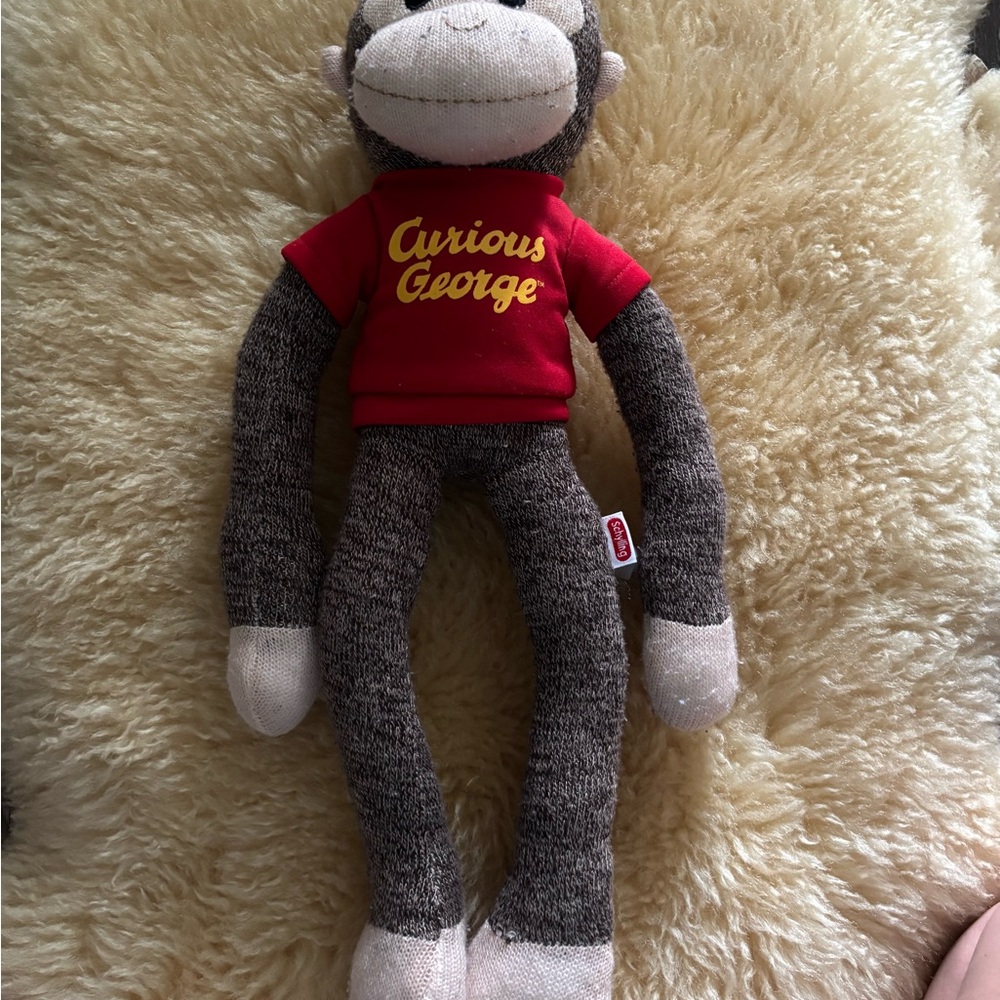 Stuffed Animal Toy - Red and Gray